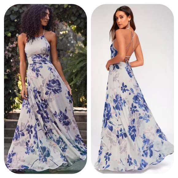 Lulus Dresses & Skirts - SOLD! Lulus Floral Backless Maxi Dress